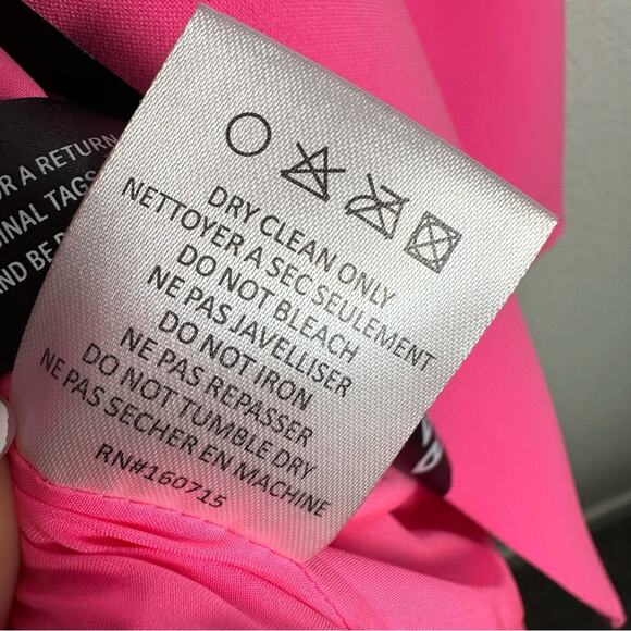Retrofete NWT Women’s Kristen Blazer in Hyper Pink Size Large - Picture 14 of 15